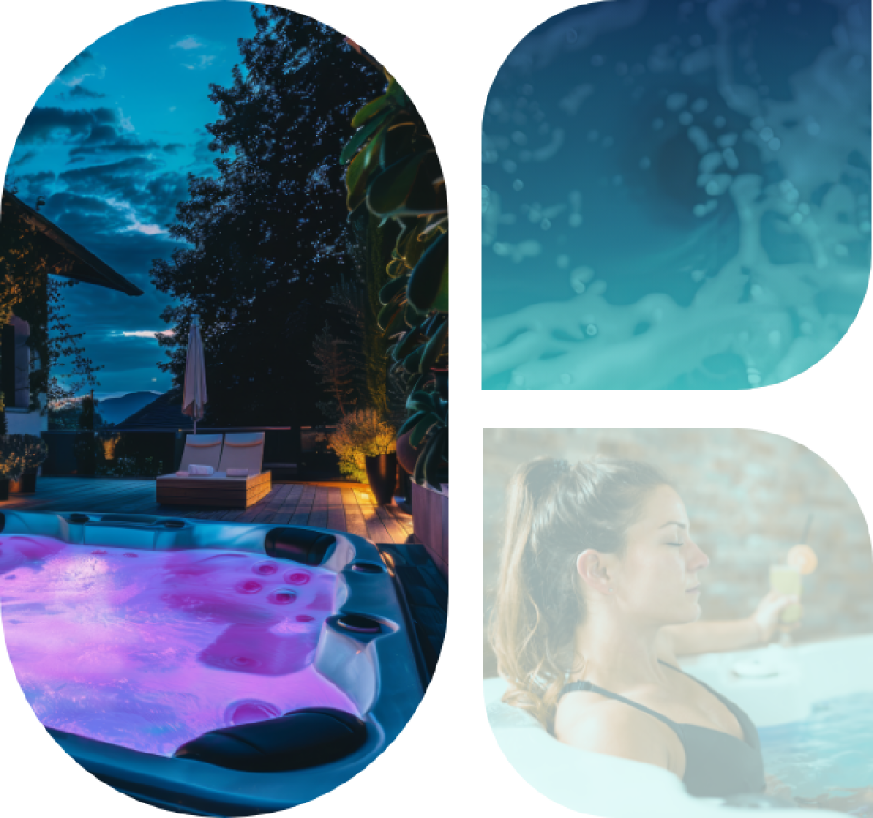 Spa Oxygen OX 815 dans un espace de détente