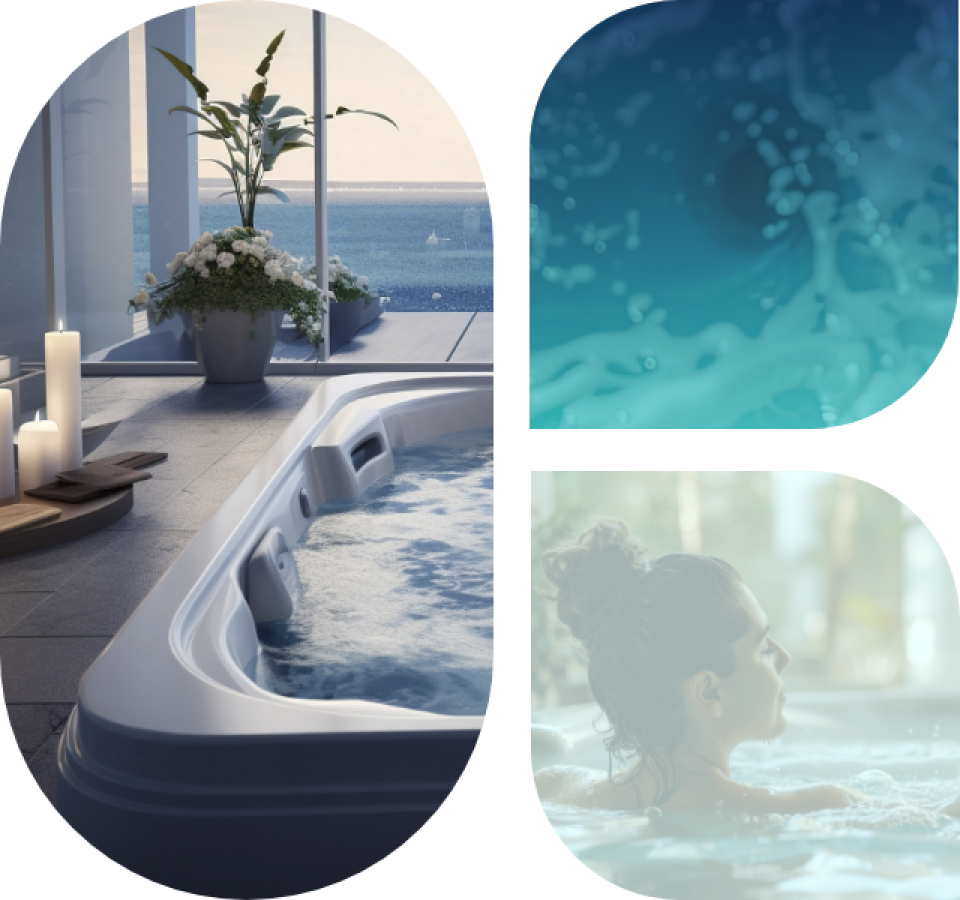 Spa Oxygen OX 816 dans un espace de détente