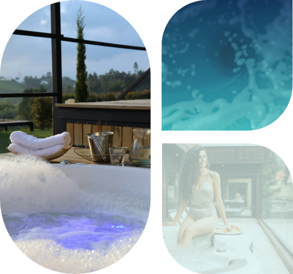 Spa Oxygen OX 825 dans un espace de détente