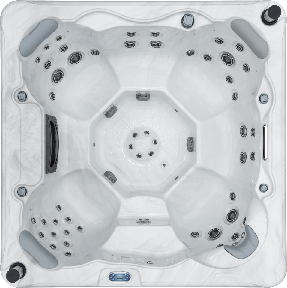 Vue de dessus du spa Oxygen OX 835