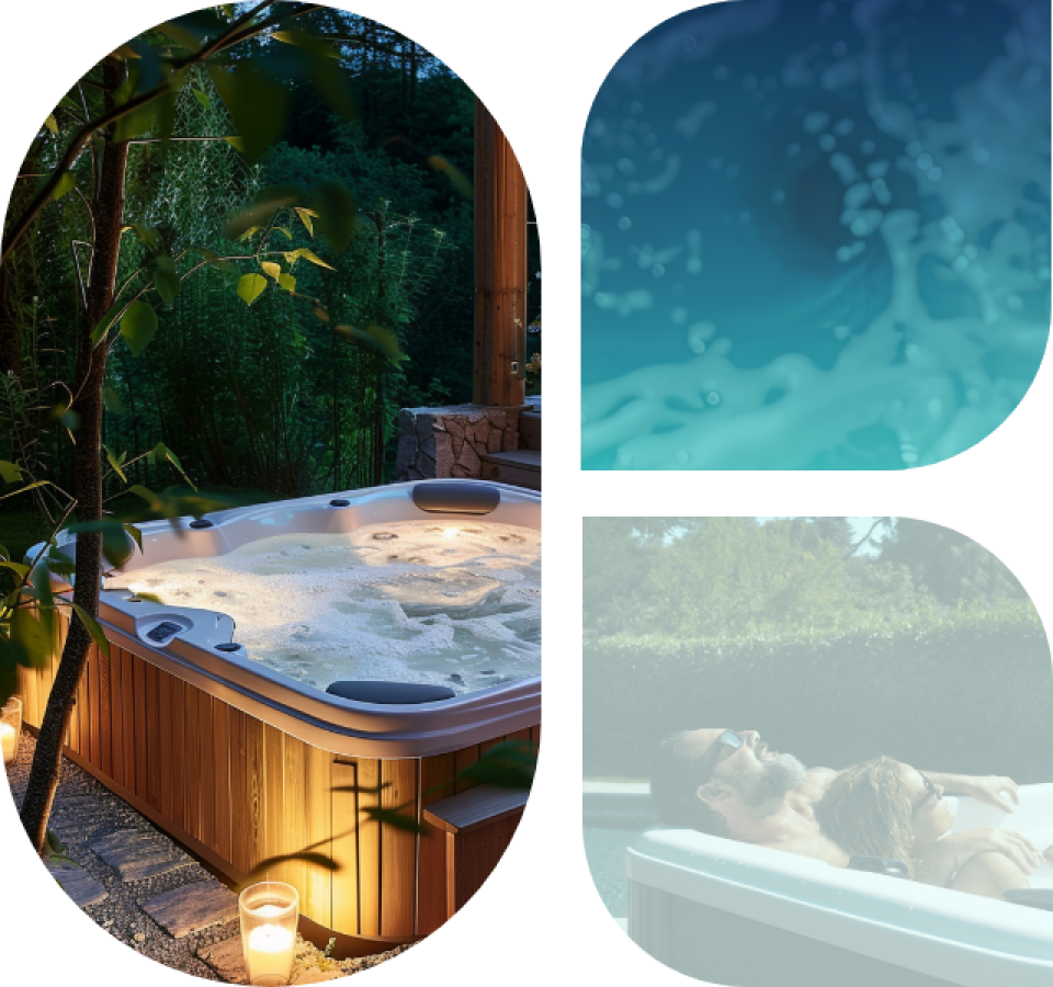 Spa Oxygen OX 845 dans un espace de détente