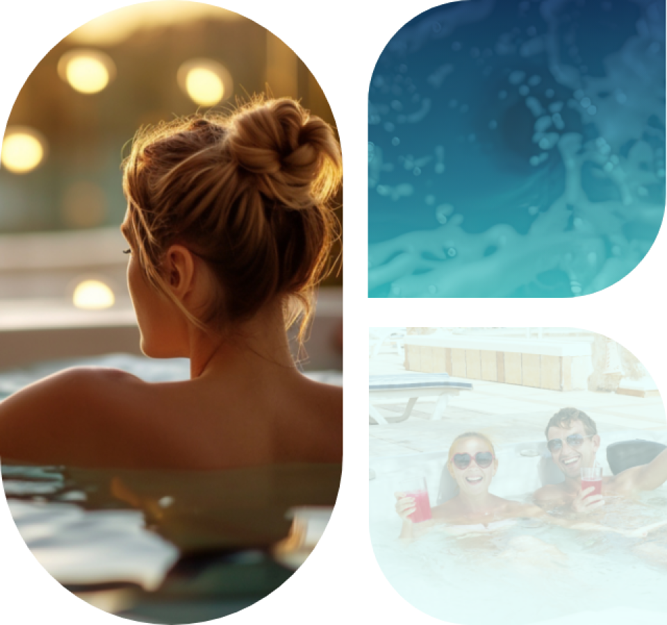 Spa Oxygen OX 865 dans un espace de détente