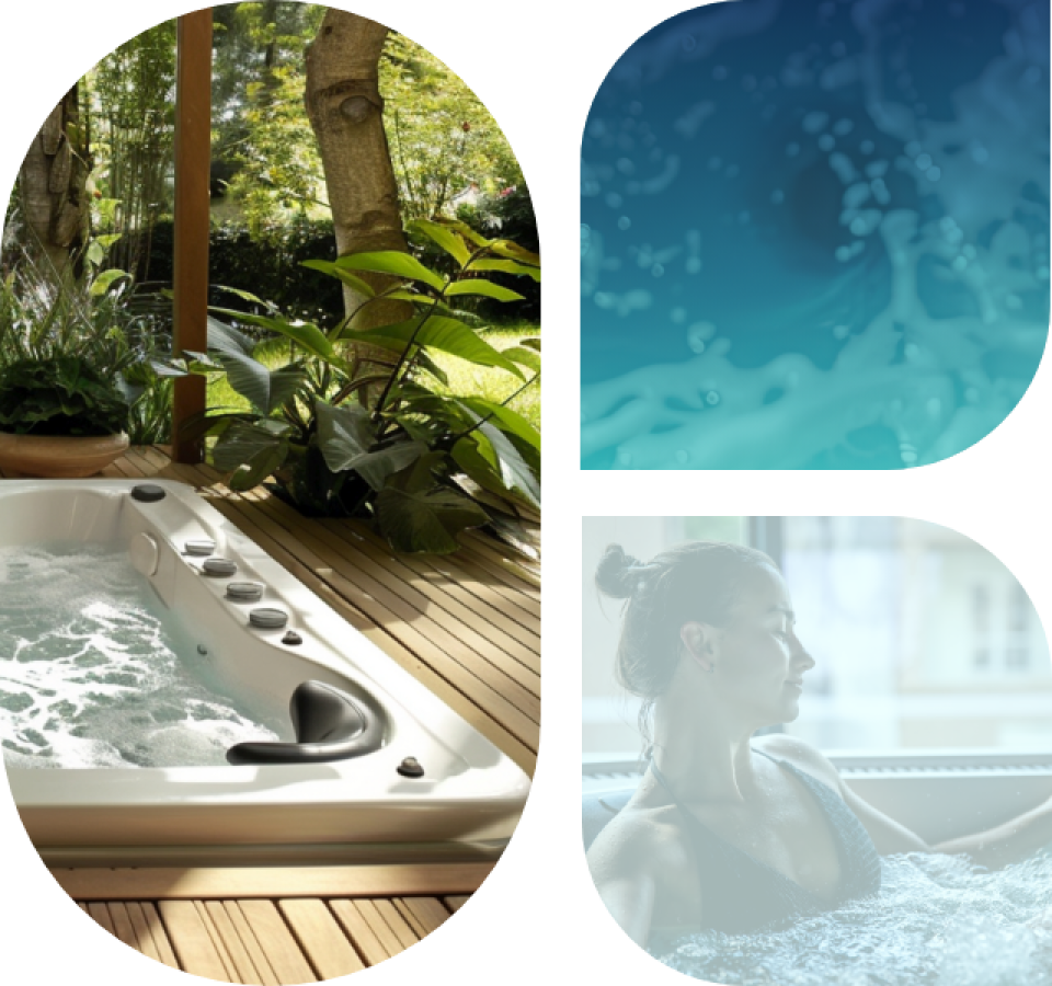 Spa Oxygen OX 945 dans un espace de détente