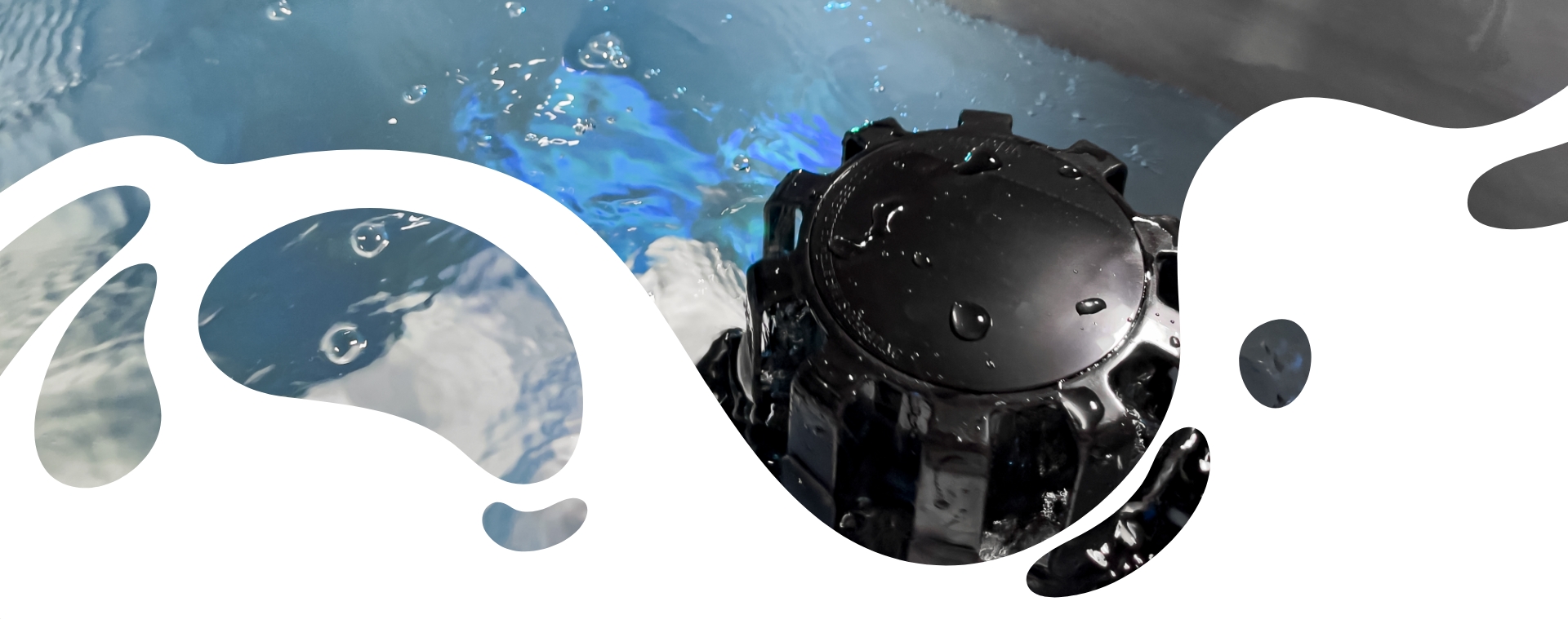 Image d'une buse de massage du jacuzzi.