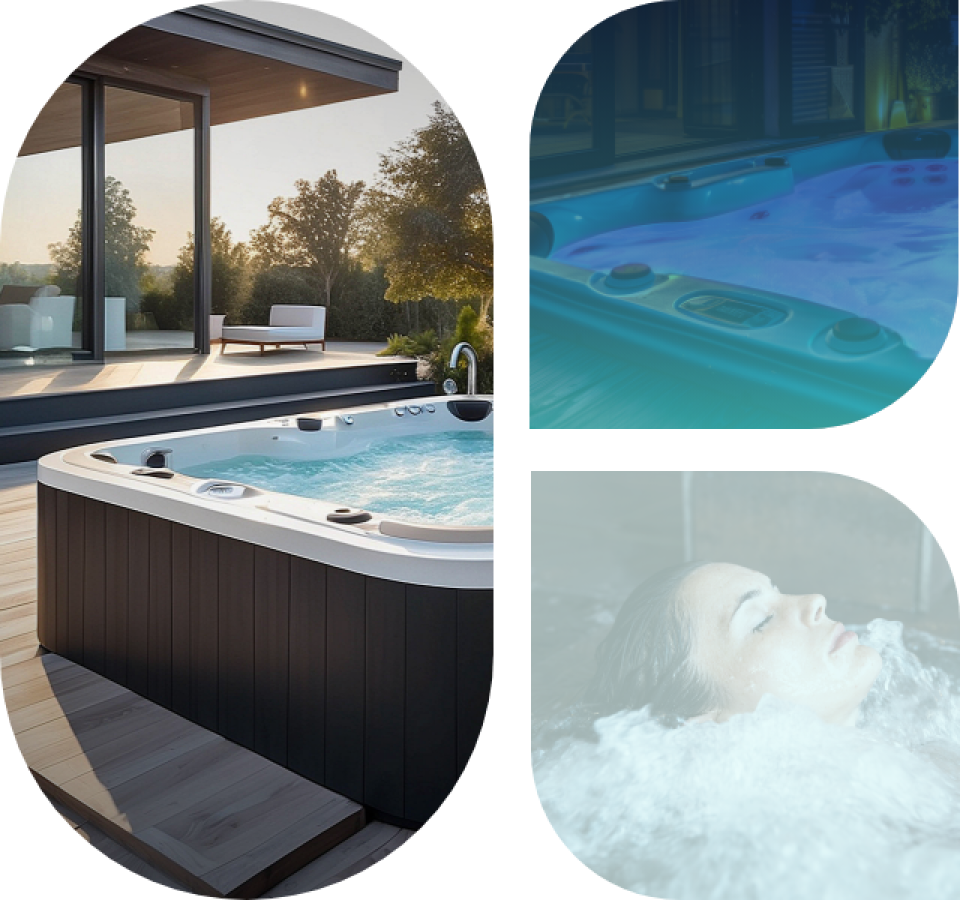Spa Oxygen OX 3900 dans un espace de détente